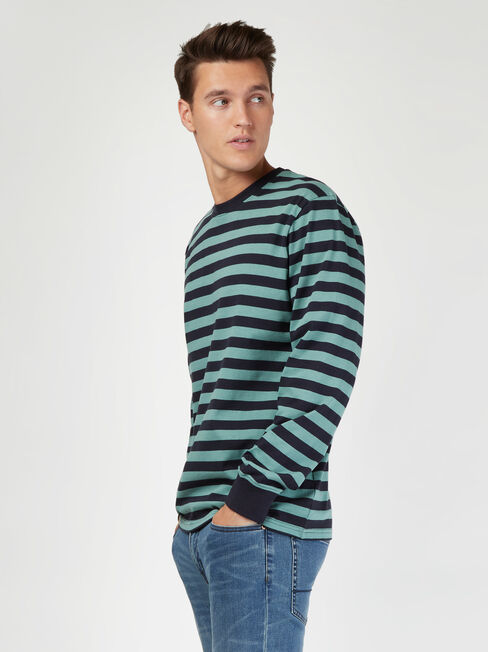 LS Wilton Stripe Crew Tee
