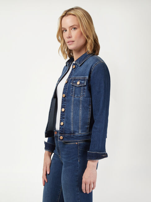 Classic Stretch Denim Jacket