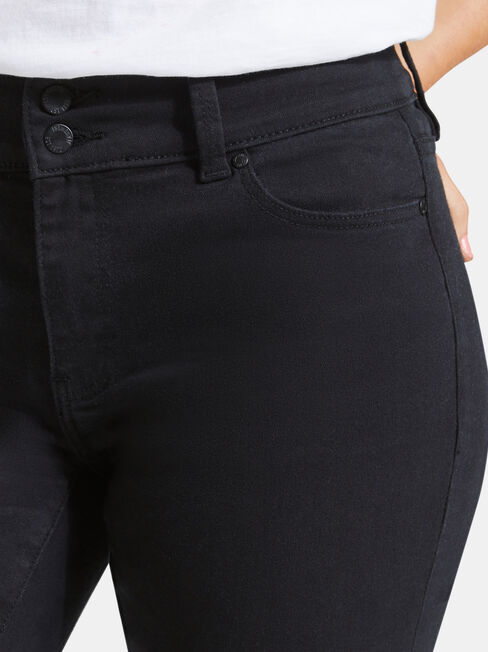 Hip Hugger Skinny Jeans Black Night