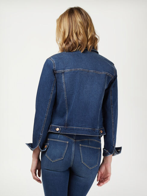 Classic Stretch Denim Jacket