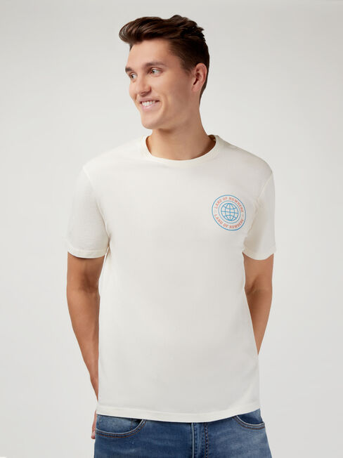 SS Trent Print Crew Tee