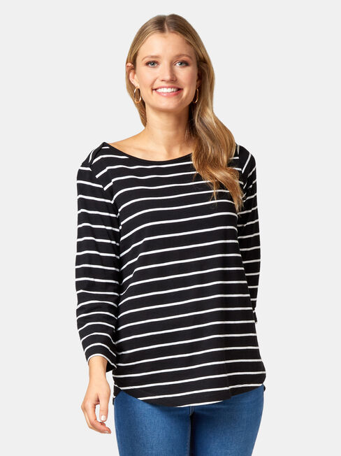 Essential Boatneck Tee