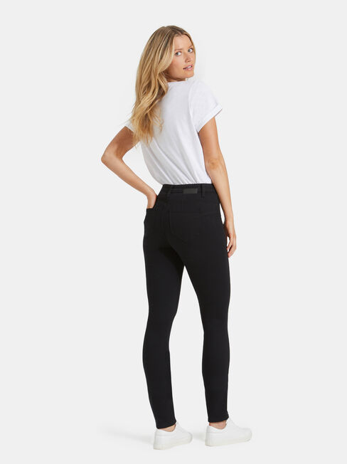 Butt Lifter Skinny Jeans Black Night