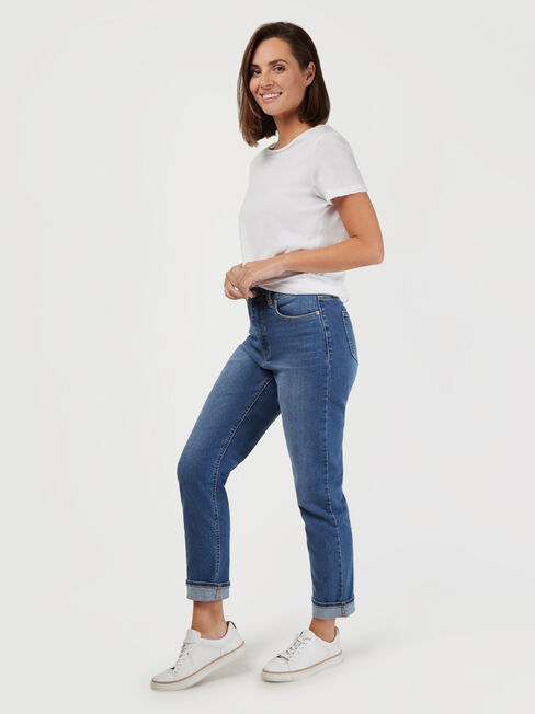 Brooke High Waisted Tapered Jeans