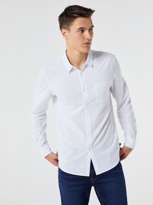 LS Ricky Print Shirt