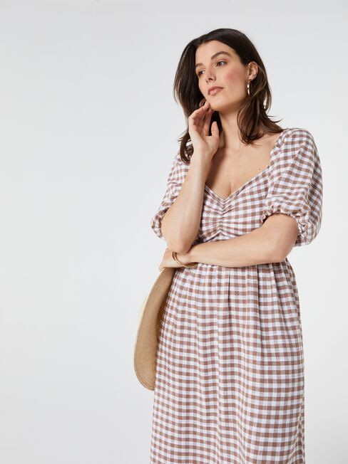 Audrey Ruched Bust Dress