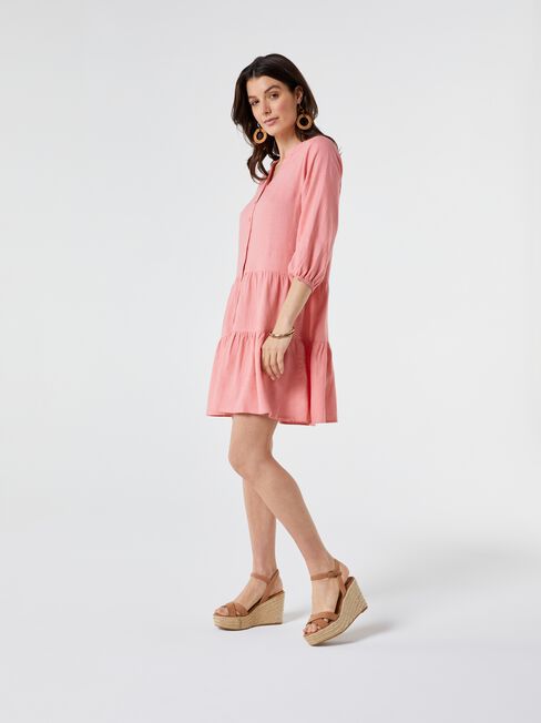 Kennedy Blouson Sleeve Shirt Dress