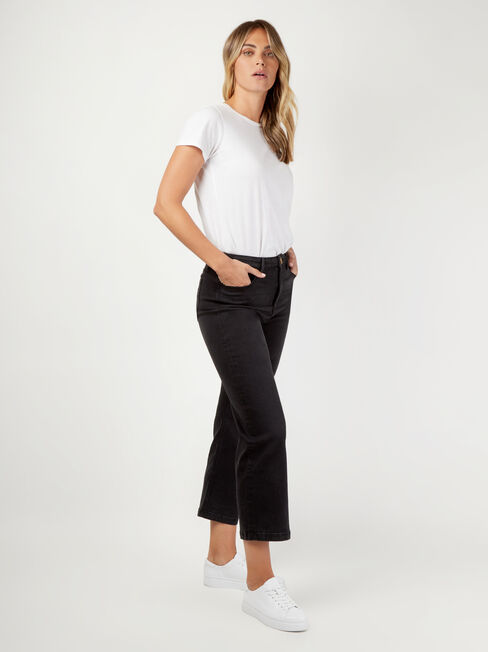 Kelly Wide Leg Crop Jeans