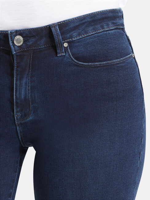 Curve Embracer Slim Straight Jeans Deep Sea Blue