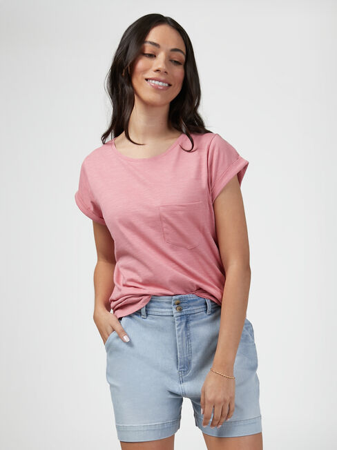 Essential Slub Pocket Tee