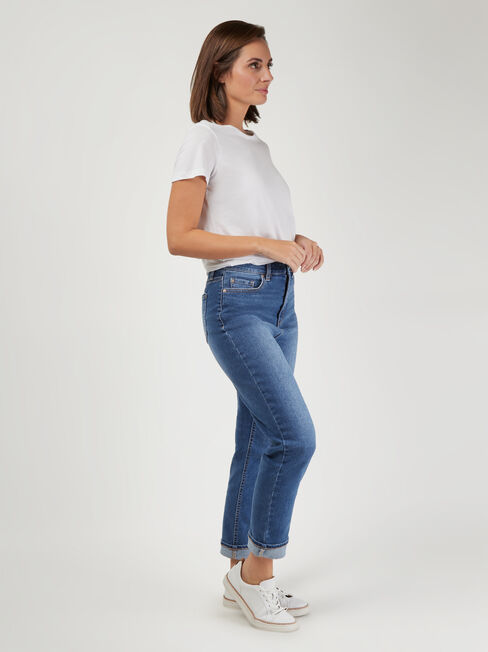 Brooke High Waisted Tapered Jeans