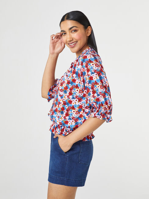 Dixie Tie Neck Blouse