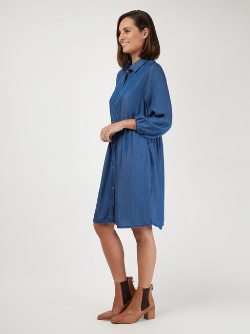 Ella Denim Shirt Dress