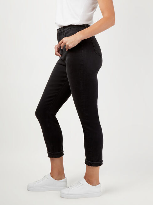 Brooke High Waisted Tapered Crop Jeans