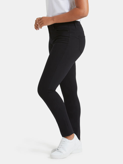 Butt Lifter Skinny Jeans Black Night