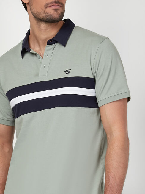 SS Ashton Panel Jersey Polo