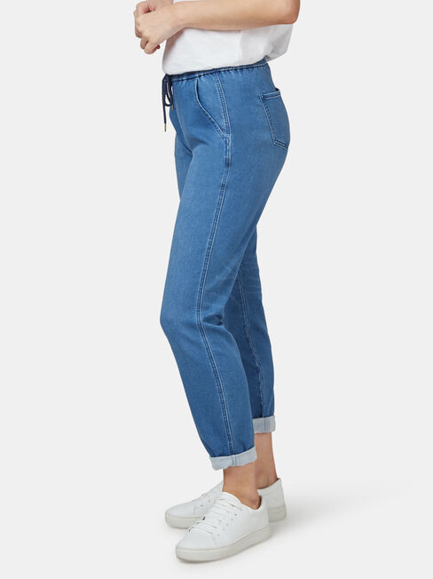 Amy J-Luxe Jogger Light Indigo