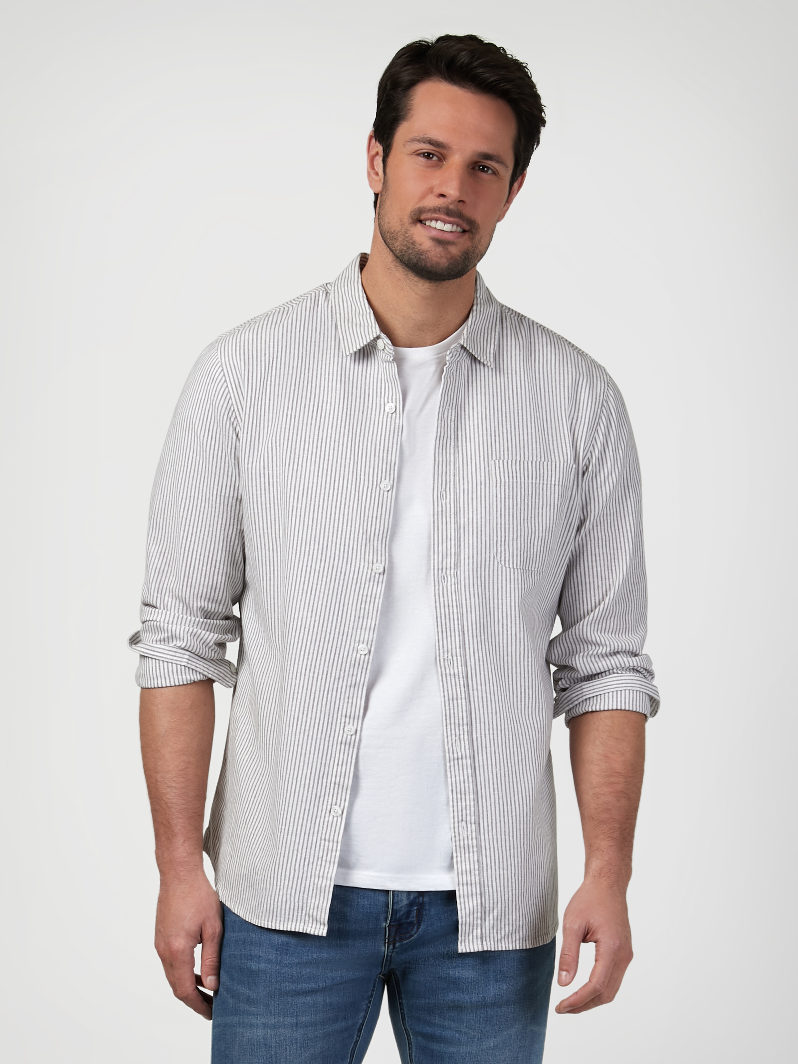 LS Martin Stripe Shirt