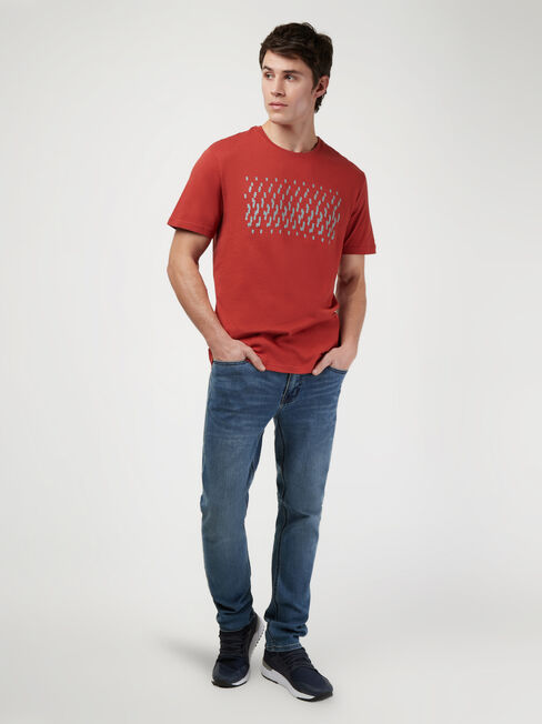 SS Jansen Print Crew Tee