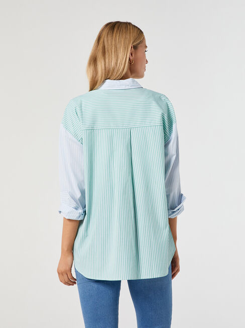 Fern Cotton Stripe Shirt