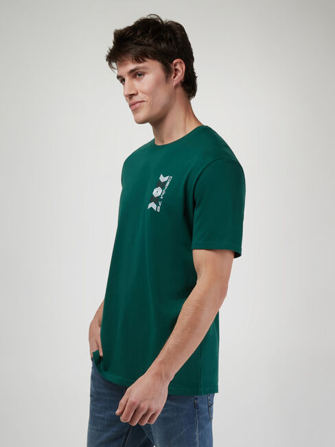 SS Derek Print Crew Tee