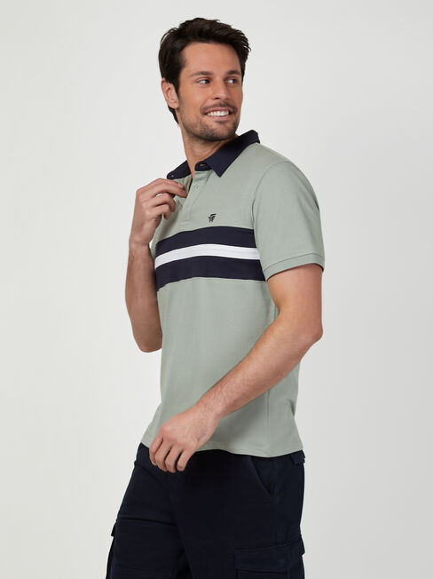 SS Ashton Panel Jersey Polo