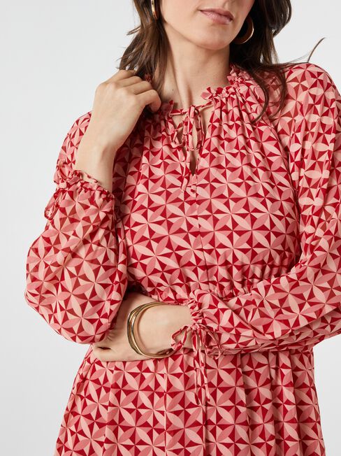 Bexley Tie Neck Maxi Dress