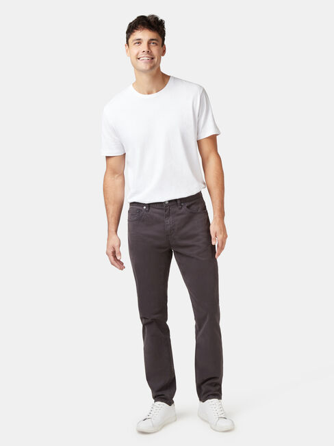 Slim Tapered Jeans Black Charcoal