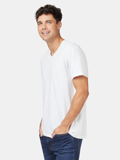 Basic Short Sleeve V-Neck Tee