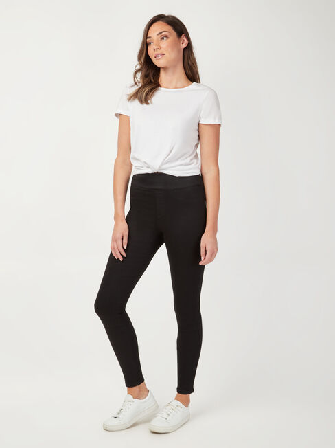 Tessa J-Luxe Skinny Jeans Black