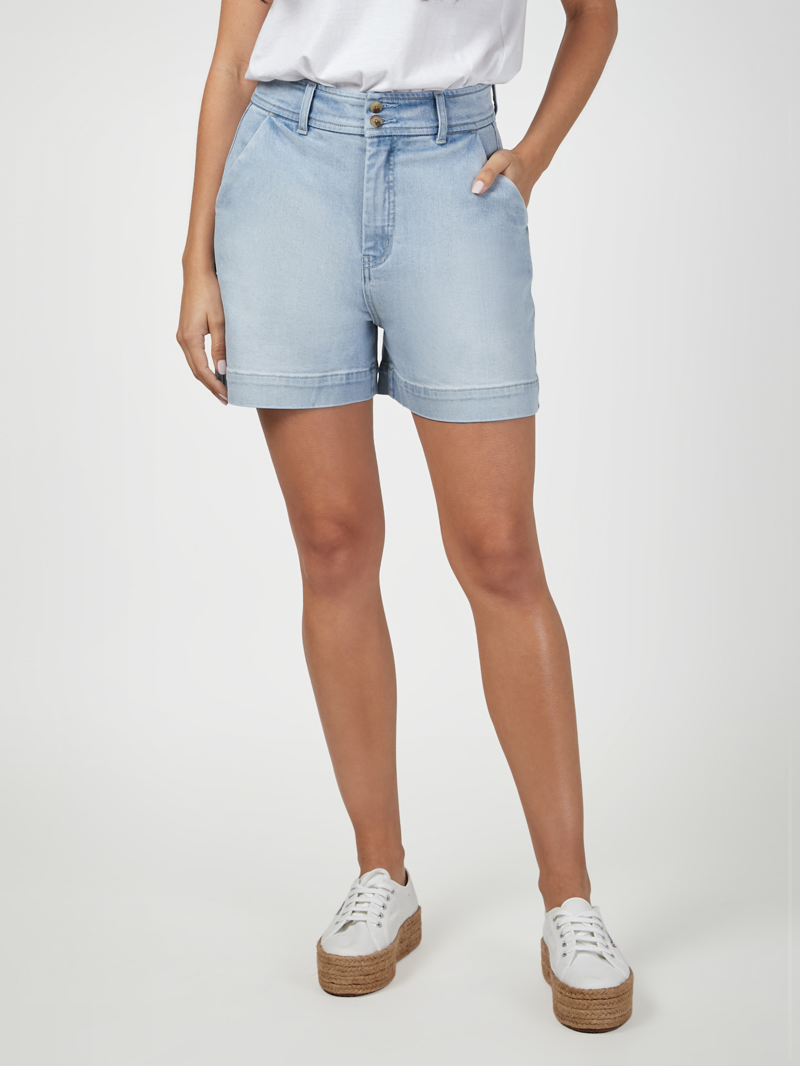 Georgia Tummy Trimmer Denim Short