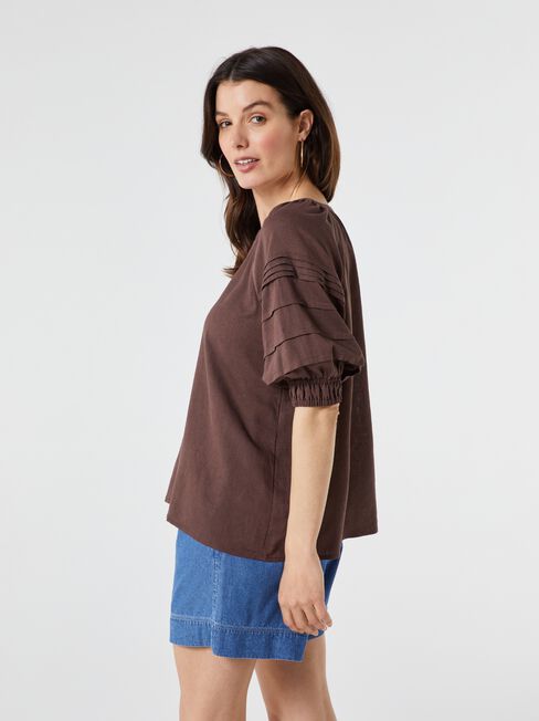 Aubrey Tuck Detail Raglan Top