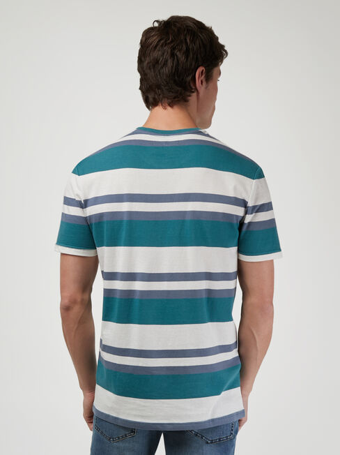 SS Paxton Stripe Crew Tee