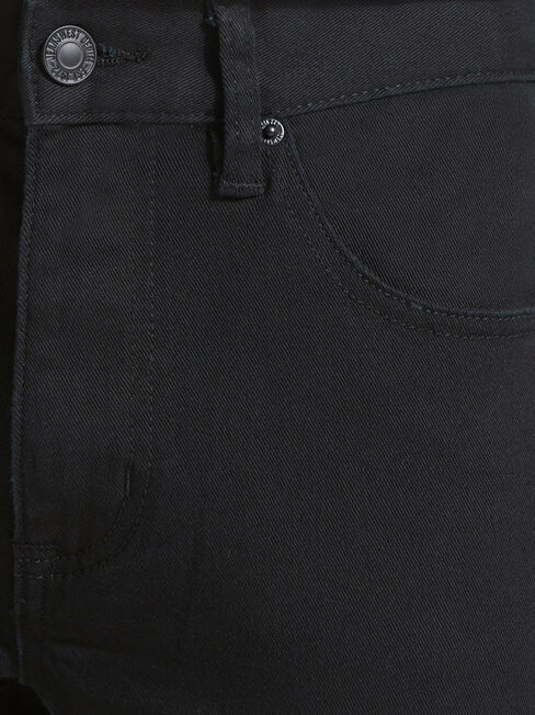 Slim Tapered Jeans Black Rinse