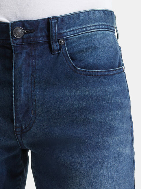 Denim Flex Slim Tapered Jeans Dark Indigo