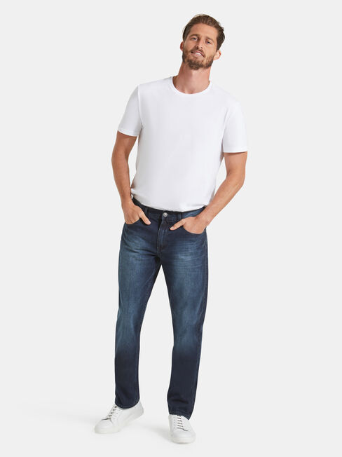 Slim Straight Jeans Storm Indigo