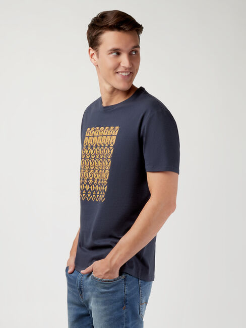 SS Toby Print Crew Tee