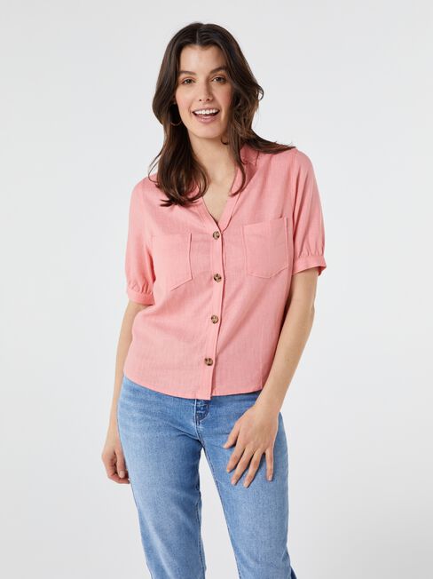 Callie Cropped Shirt