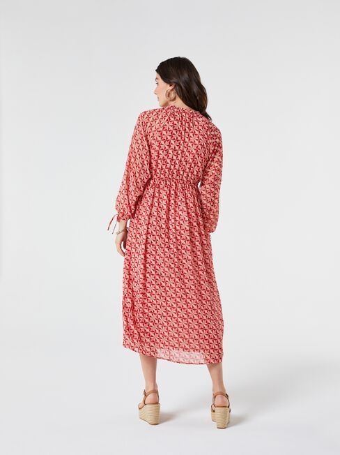 Bexley Tie Neck Maxi Dress