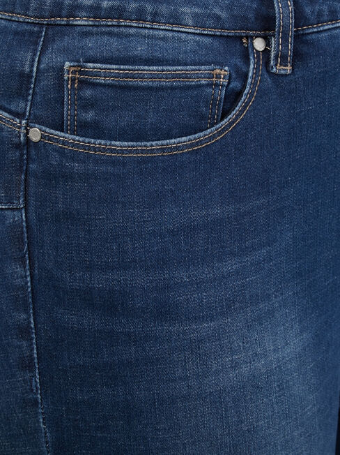 Curve Embracer Butt Lifter Skinny Jeans Mid Sapphire