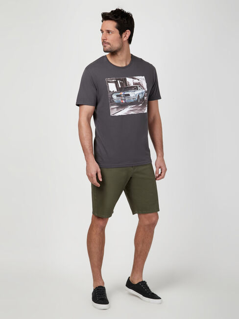 SS Ford Mustang Print Crew Tee