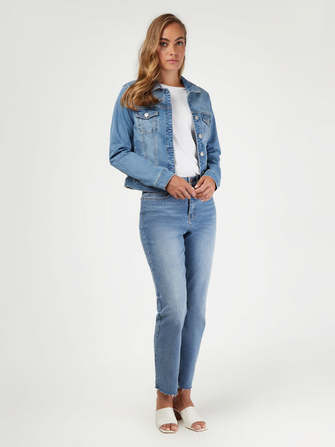 Classic Stretch Denim Jacket