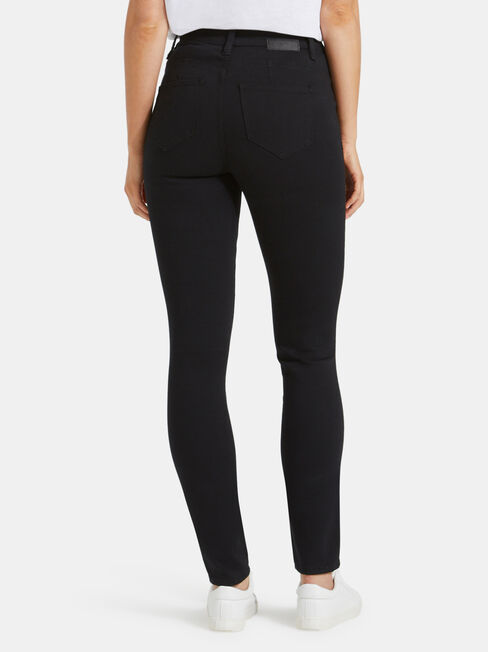 Butt Lifter Skinny Jeans Black Night