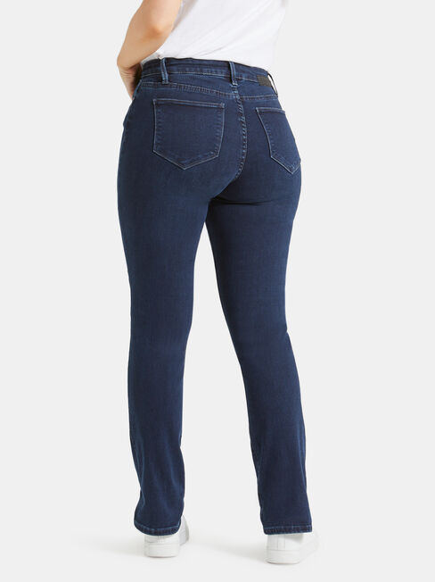 Curve Embracer Slim Straight Jeans Deep Sea Blue