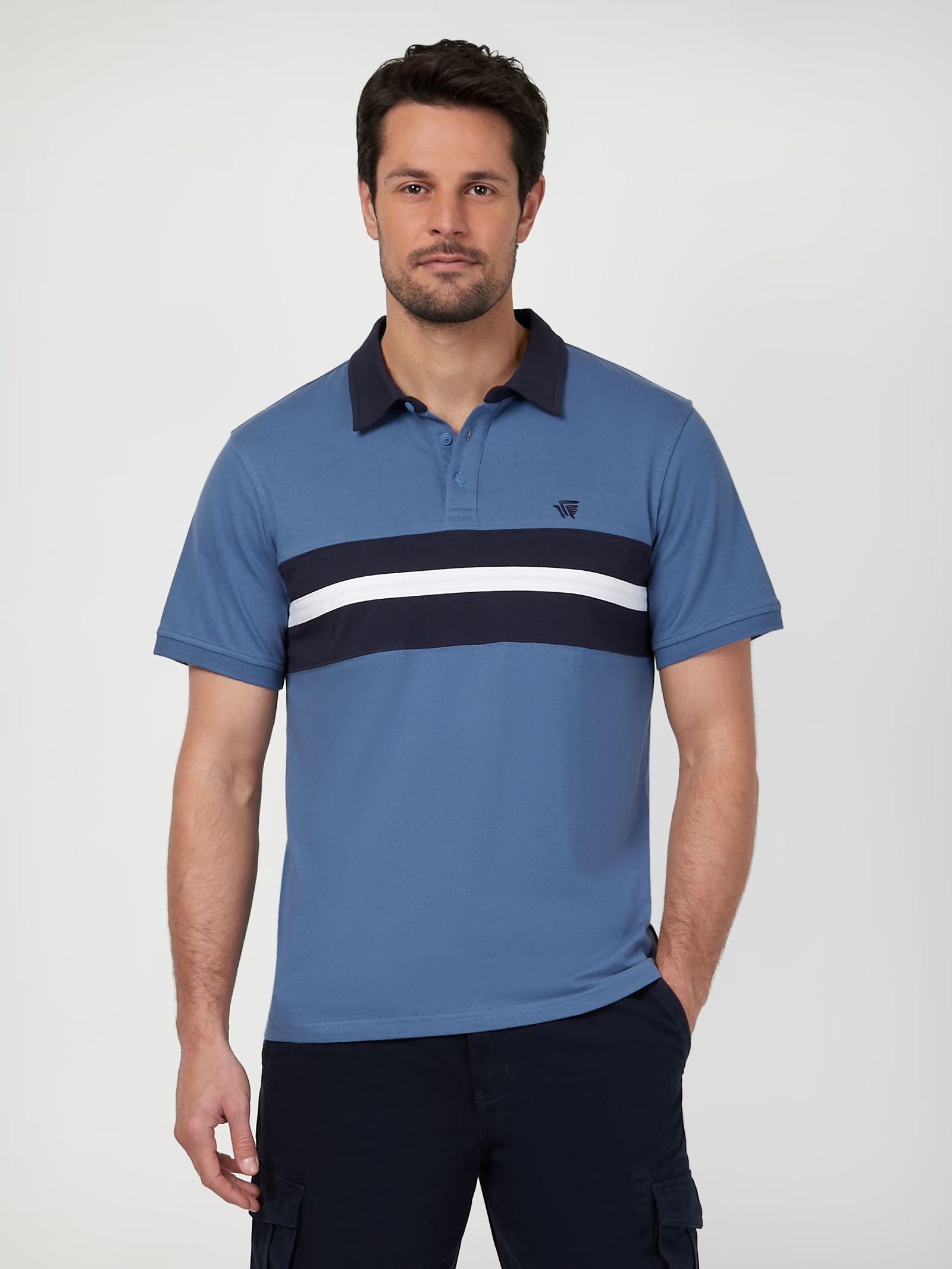 SS Ashton Panel Jersey Polo