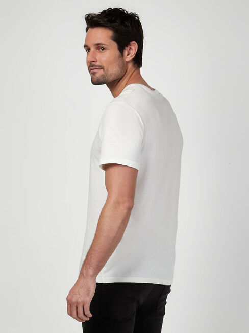 SS Evel Knievel Legend Print Crew Tee