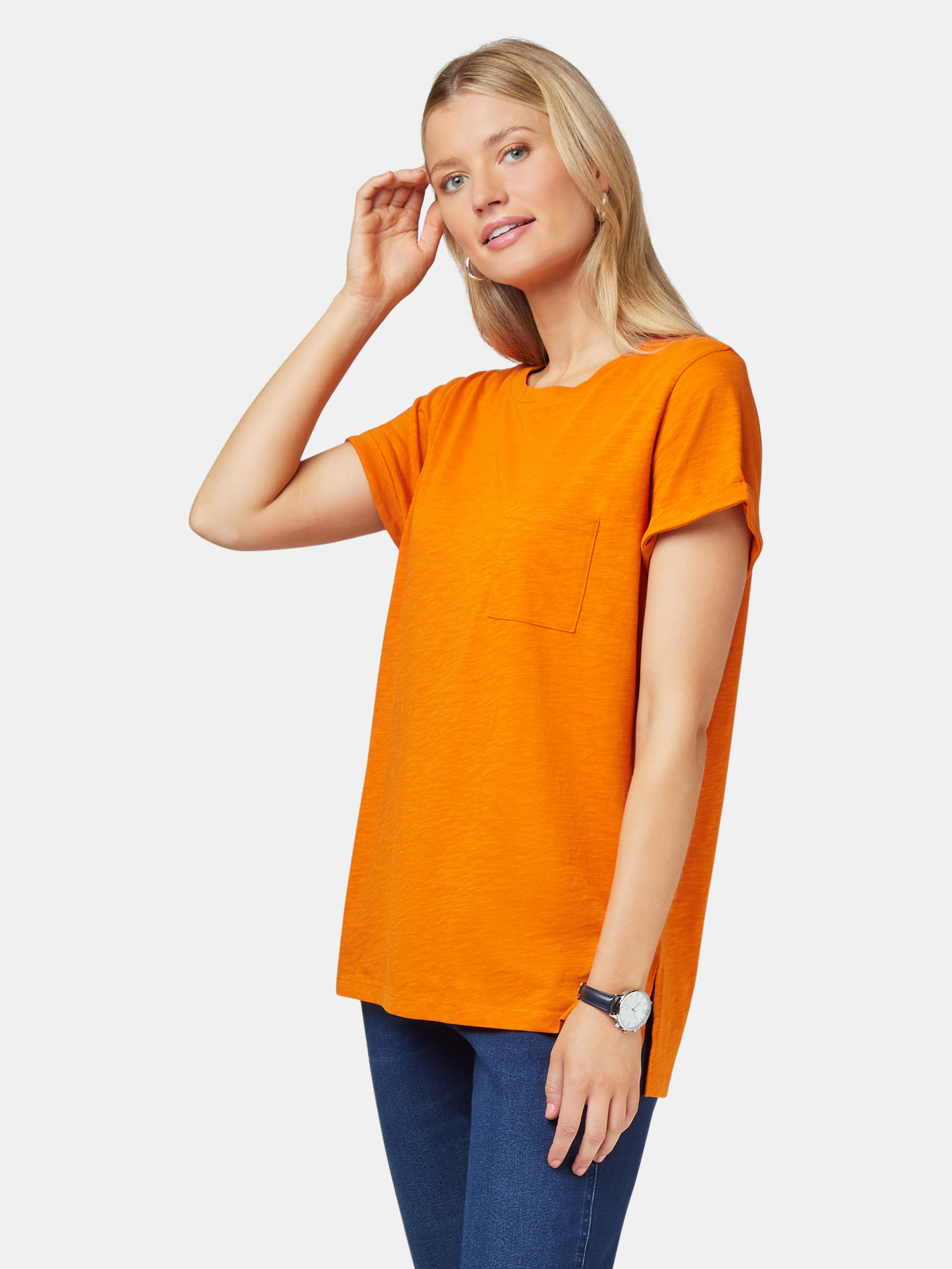 Relaxed Pocket Slub Tee
