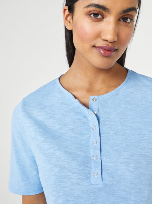 Soho Press Stud Jersey Top