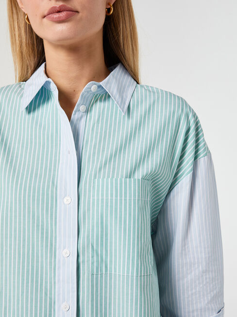 Fern Cotton Stripe Shirt