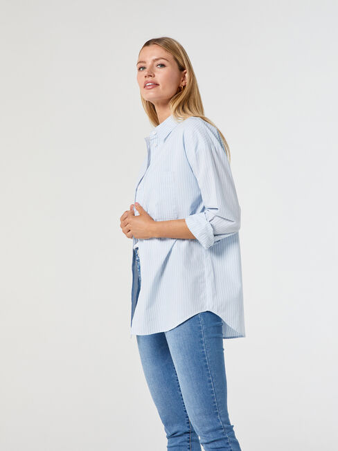 Fern Cotton Stripe Shirt